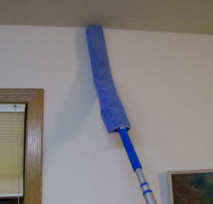 تنظيف الأسقف والحوائط